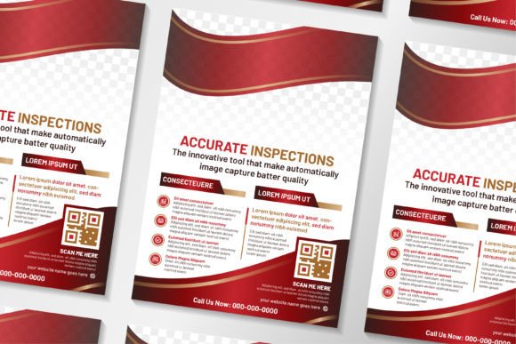 Accurate Inspection Flyer: Graphics & Print Templates