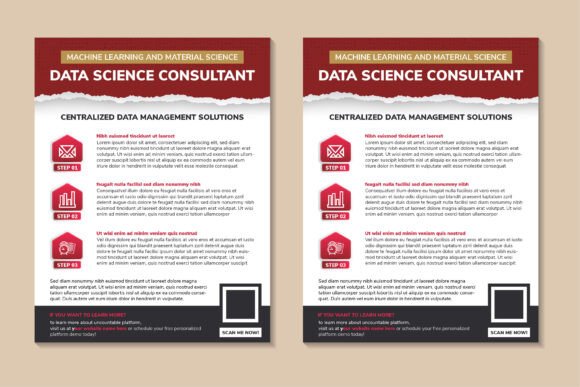 Data Science Vertical Flyer: A Designer's Stitch Review