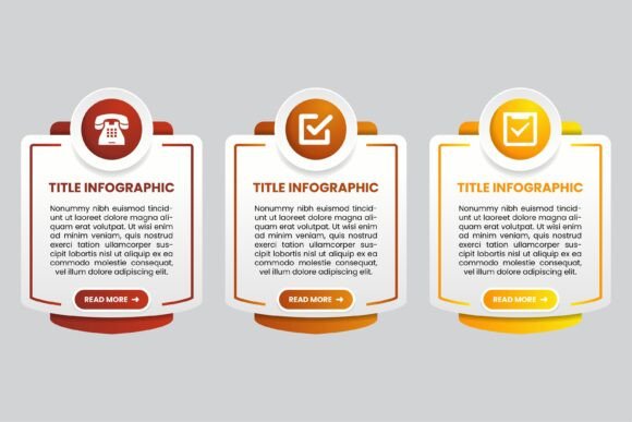 Five Curve Abstract Infographic: Graphics for Crafters