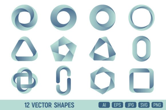 Gradient Logos: Modern Graphics & Illustrations