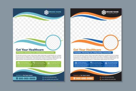 Healthcare Flyer Graphics & Print Templates Review