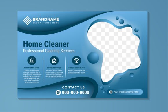 Home Cleaner Horizontal Flyer: A Designer's Stitch Review