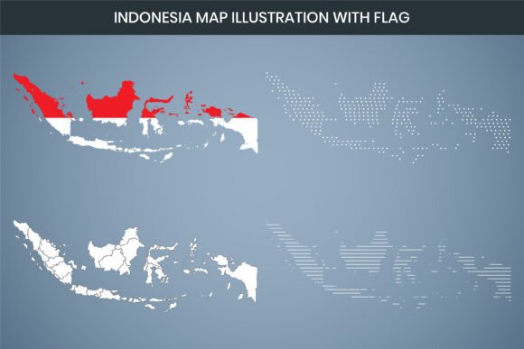Indonesia Map Graphics: A Freebie for Bloggers
