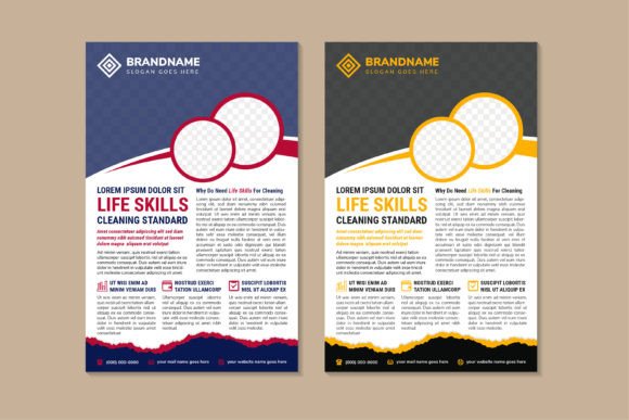 Life Skills Vertical Flyer: Premium Graphics & Print Templates