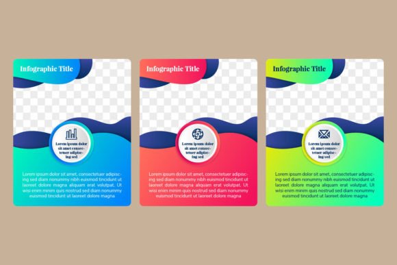 Liquid Infograhic Three Selected: Modern Graphics for Infographics