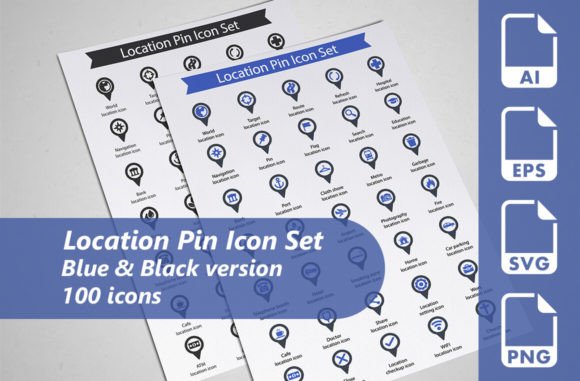 Location Pin Icon Set: Premium Graphics & Icons