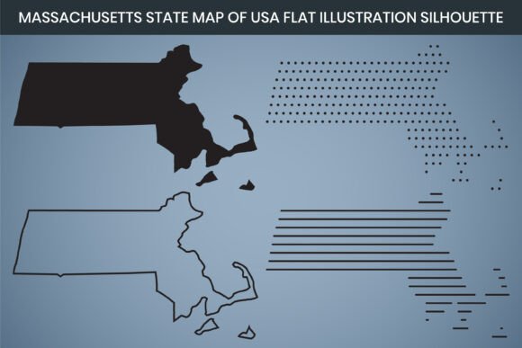 Massachusetts Map: Graphics & Freebies Review