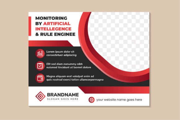Monitoring by Artificial Horizontal Bann: Graphics & Print Templates