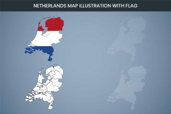 Netherlands Map Graphics & Freebies Review