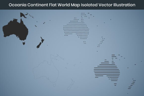Oceania Map Vector: Premium Graphics & Freebies