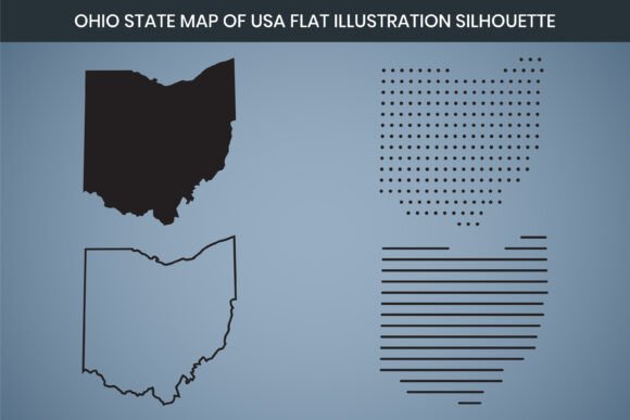 Ohio State Map Graphics: A Freebie Review