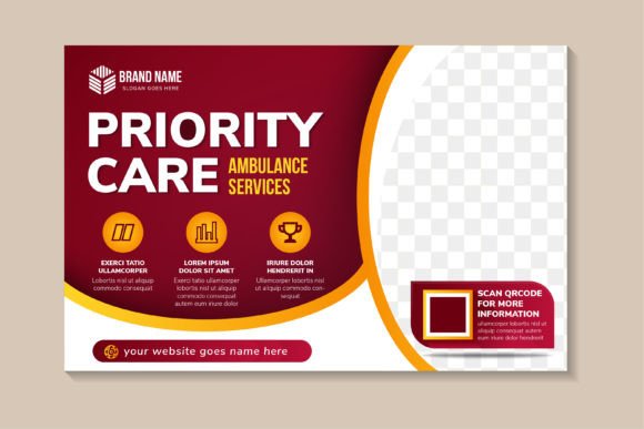 Priority Care Flyer: Graphics & Print Templates