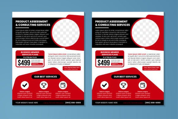 Product Assessment Vertical Flyer: Graphics & Print Templates