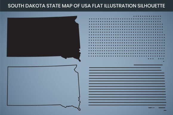 South Dakota Map: Graphics & Freebies Review