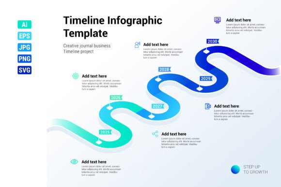 Timeline Infographic Template: Modern Graphics for Blogs